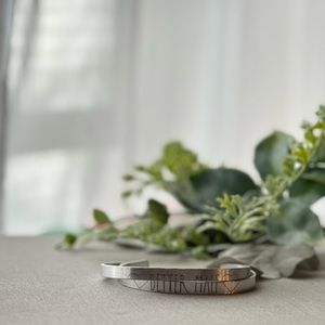 Better half cuff bracelet set